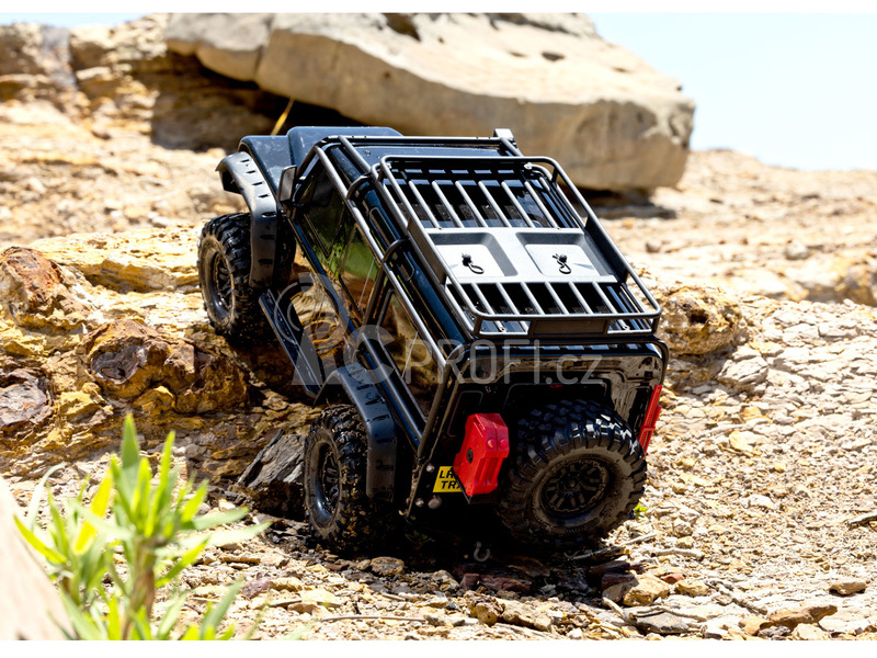 RC auto s navijákem Traxxas TRX-4 Land Rover Defender 1:10 TQi RTR, černá