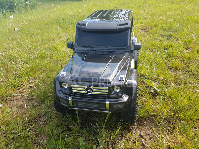 RC auto Traxxas TRX-4 Mercedes G500 1:10 s LED osvětlením TQi, černá