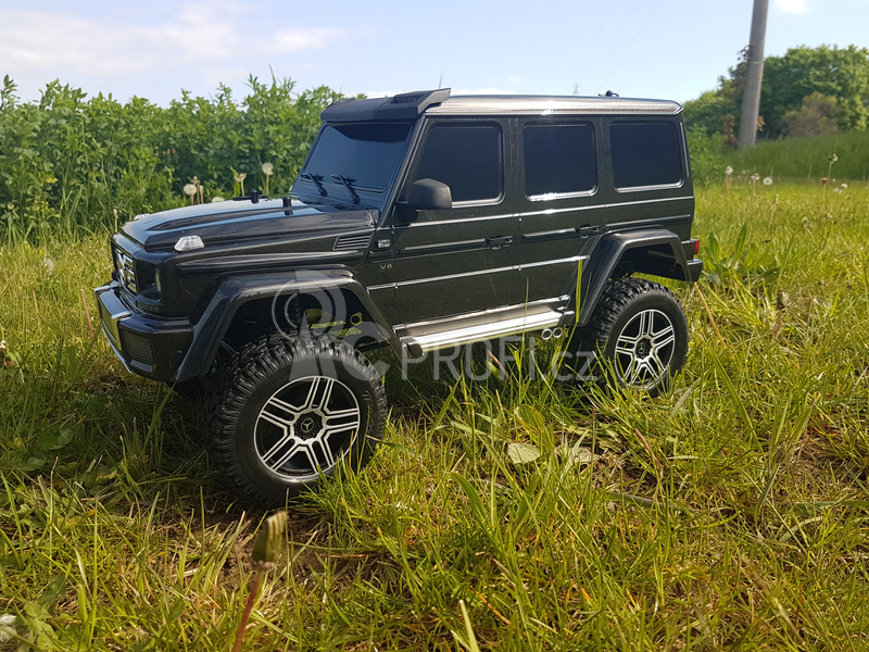 RC auto Traxxas TRX-4 Mercedes G500 1:10 s LED osvětlením TQi, modrá