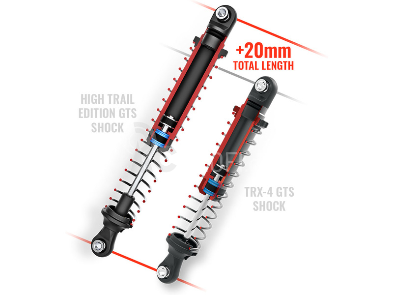 RC auto Traxxas TRX-4 Sport High Trail Edition 1:10 RTR, červená