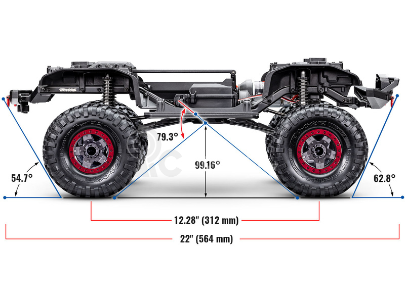 RC auto Traxxas TRX-4 Sport High Trail Edition 1:10 RTR FD