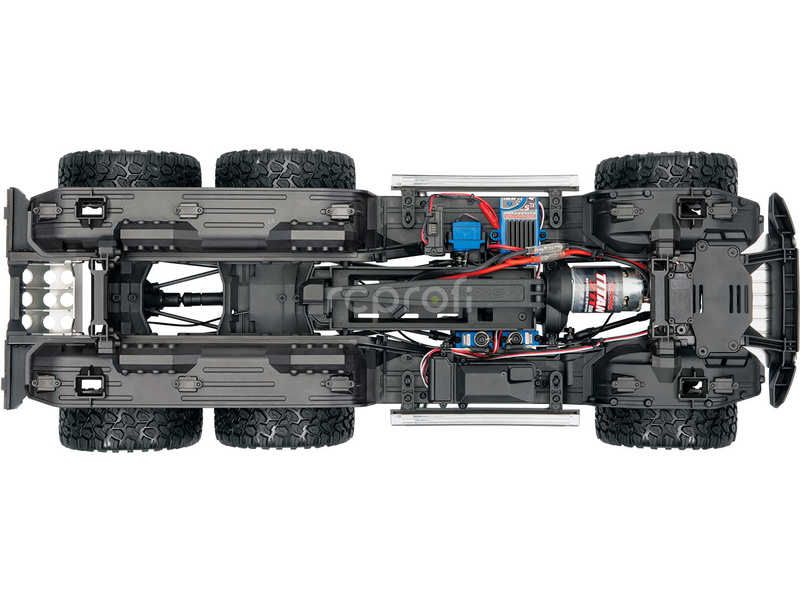 RC auto Traxxas TRX-6 Mercedes G 63 6x6 1:10 RTR, stříbrná