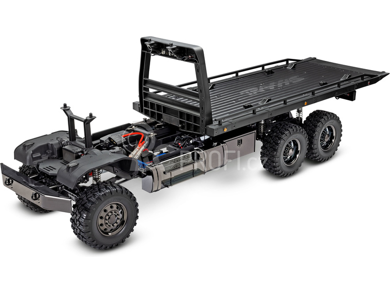 RC auto s navijákem Traxxas TRX-6 Ultimate RC Hauler 6x6 1:10 RTR, černá