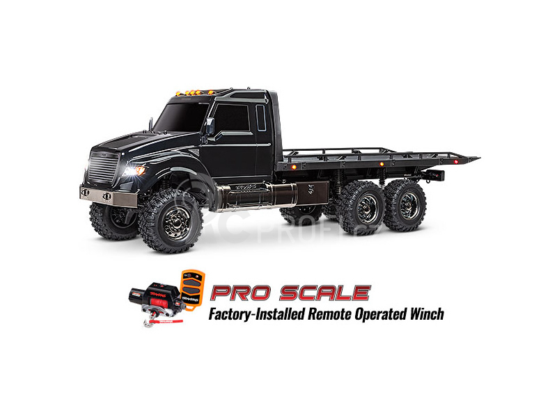 RC auto s navijákem Traxxas TRX-6 Ultimate RC Hauler 6x6 1:10 RTR, černá