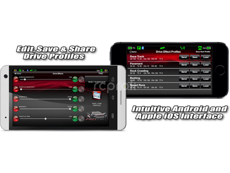 Traxxas vysílač TQi 4 kan. BlueTooth Ready