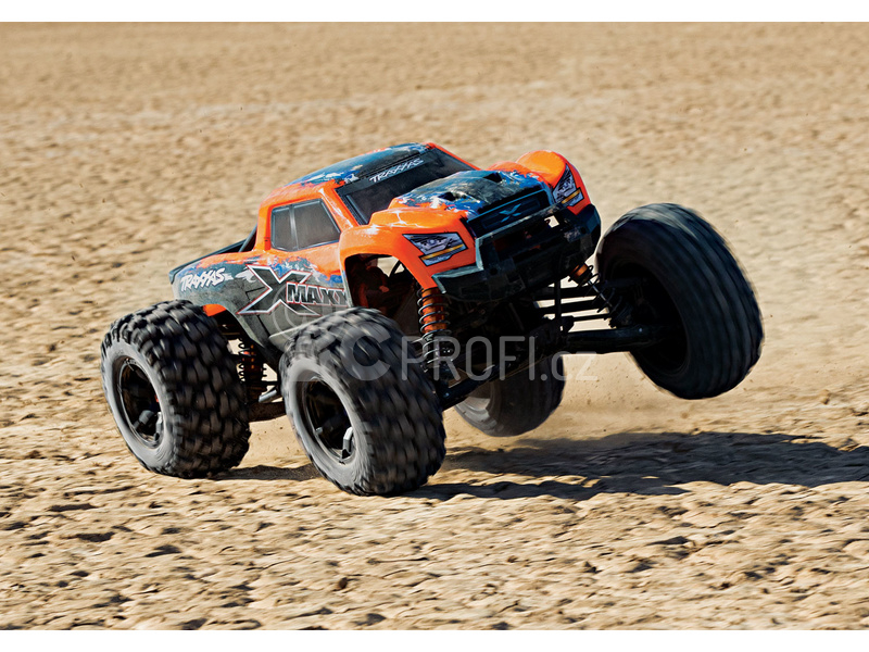 RC auto Traxxas X-Maxx 8S 1:5 4WD TQi, oranžová