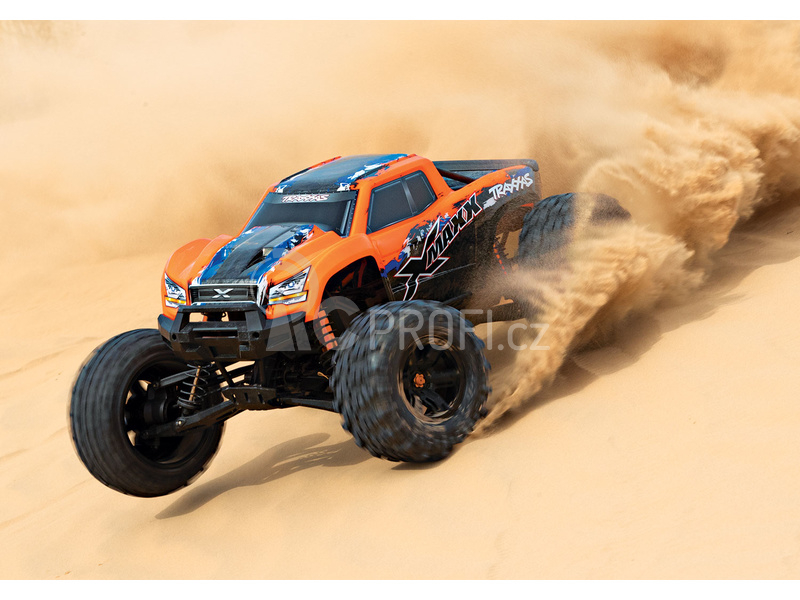 RC auto Traxxas X-Maxx 8S 1:5 4WD TQi, oranžová