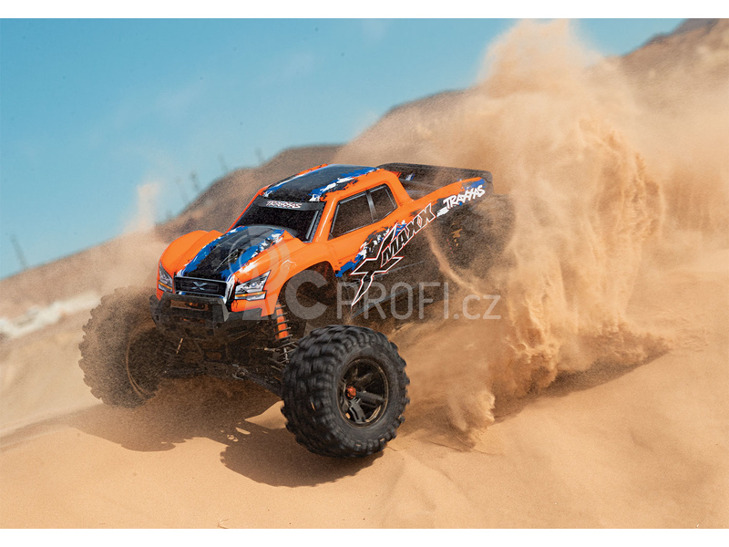 RC auto Traxxas X-Maxx 8S 1:5 4WD TQi, oranžová