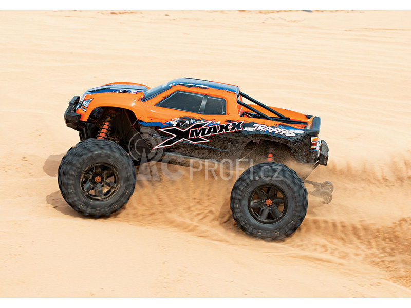 RC auto Traxxas X-Maxx 8S 1:5 4WD TQi, oranžová