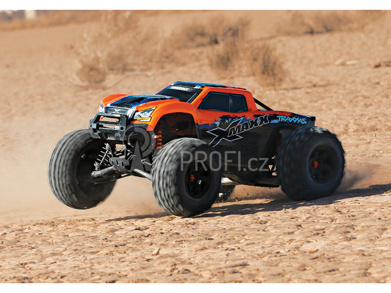 RC auto Traxxas X-Maxx 8S 1:5 4WD TQi, oranžová