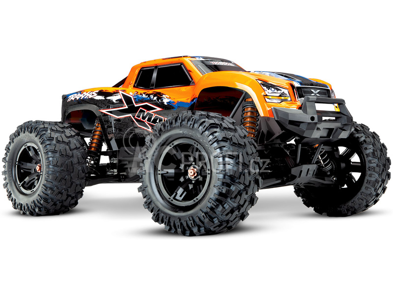 RC auto Traxxas X-Maxx 8S 1:5 4WD TQi, oranžová