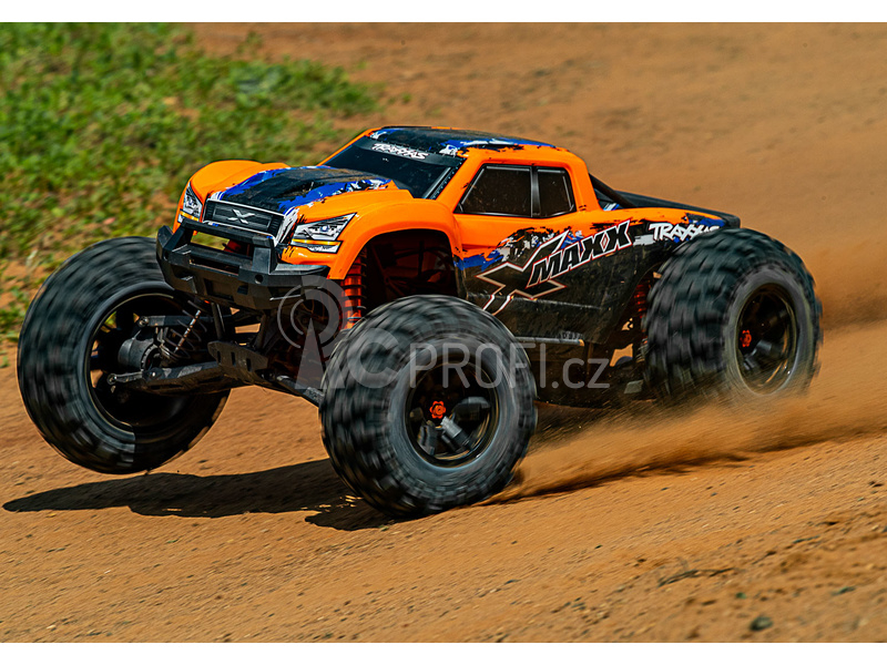 RC auto Traxxas X-Maxx 8S 1:5 4WD TQi, oranžová