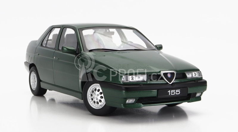 Triple9 Alfa romeo 155 1996 Black Interior 1:18 Green Met