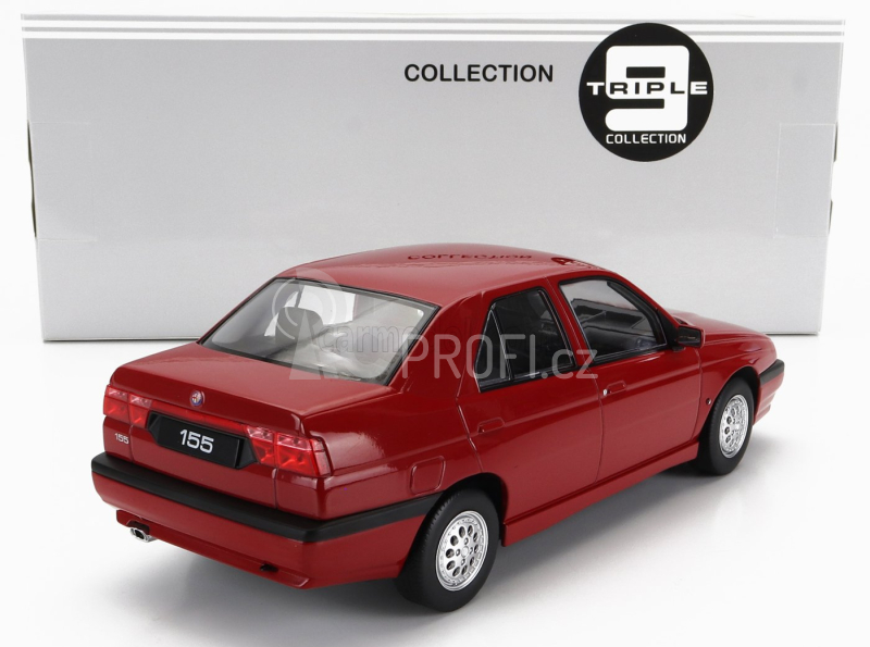 Triple9 Alfa romeo 155 1996 Black Interior 1:18 Red Rosso