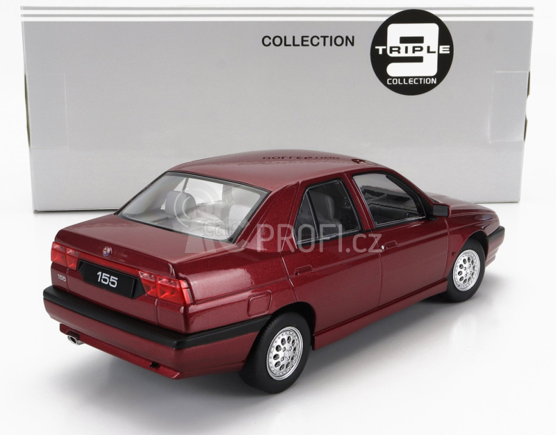 Triple9 Alfa romeo 155 1996 Grey Interior 1:18 Red Met