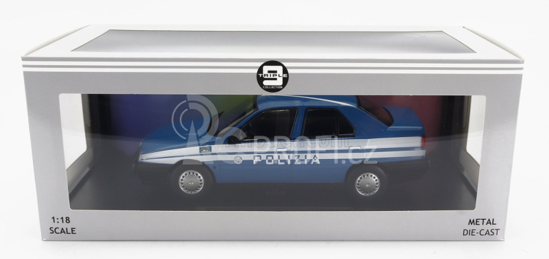 Triple9 Alfa romeo 155 Polizia (police) 1996 1:18 Modrá Bílá
