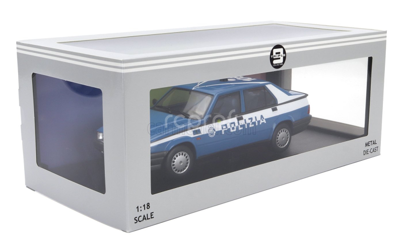 Triple9 Alfa romeo 75 Polizia - Police - 1988 1:18 Modrá Bílá