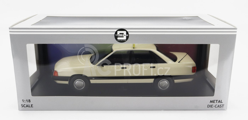 Triple9 Audi 100 (c3) Taxi 1989 1:18 Beige