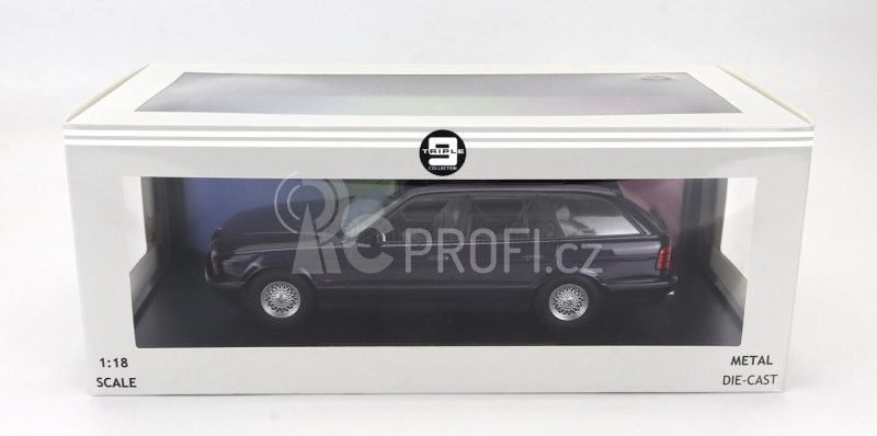 Triple9 BMW 5-series Touring (e34) Sw Station Wagon 1996 1:18 Modrá Fialová Met