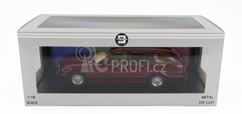 Triple9 BMW 5-series Touring (e34) Sw Station Wagon 1996 1:18 Red Met