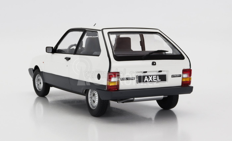 Triple9 Citroen Axel 12 Trs 1990 1:18 Bílá Šedá