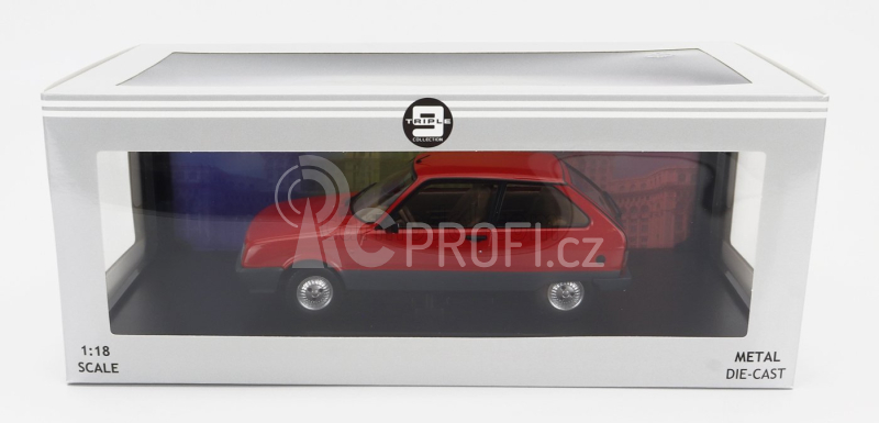 Triple9 Citroen Axel 12 Trs 1990 1:18 Červená Šedá