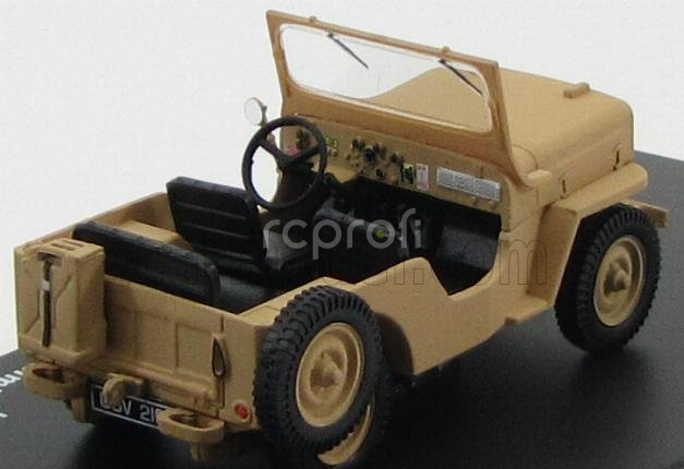 Triple9 Jeep Willys Cj3b Cabriolet Open 1953 1:43 Vojenský Písek