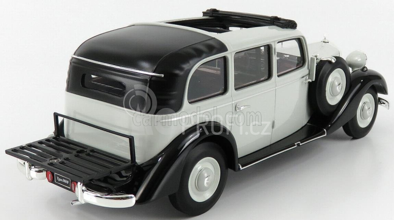 Triple9 Mercedes benz 260d Pullman Landaulet Open Roof 1936 1:18 Šedá Černá