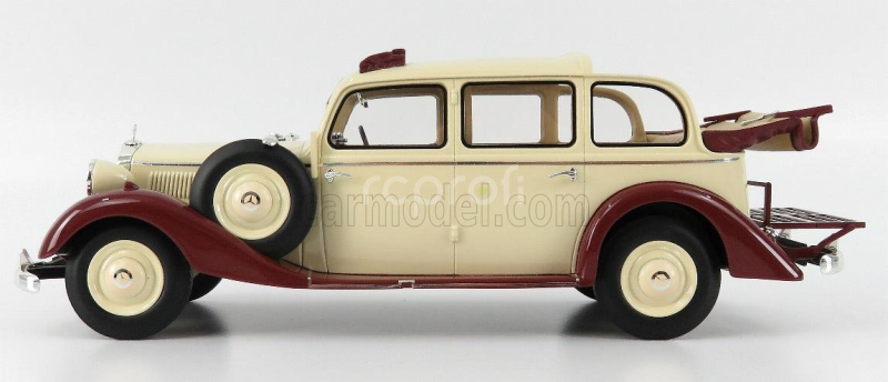 Triple9 Mercedes benz 260d Pullman Landaulet Semiconvertible Open 1936 1:18 Bílá Červená
