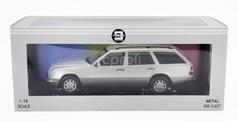 Triple9 Mercedes benz E-class (s124) T-model Sw Station Wagon 1995 1:18 Silver Grey