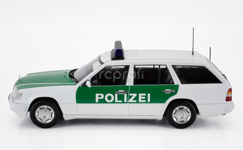 Triple9 Mercedes benz E-class (s124) T-model Sw Station Wagon Polizei 1995 1:18 Bílá Zelená
