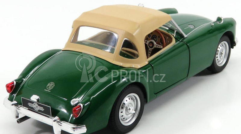 Triple9 MG Mga Mki Twin Cam Spider Soft-top Closed 1959 1:18 Zelený Krém