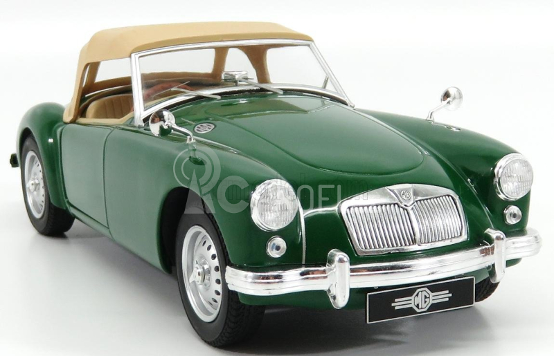 Triple9 MG Mga Mki Twin Cam Spider Soft-top Closed 1959 1:18 Zelený Krém