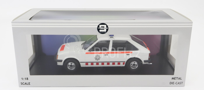 Triple9 Opel Kadett D Dutch Police 1984 1:18 Bílá Oranžová