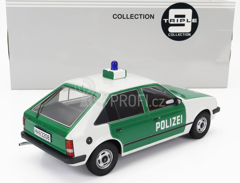 Triple9 Opel Kadett D Polizei Police 1984 1:18 Bílá Zelená