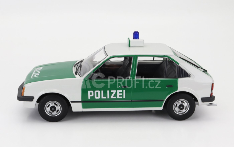 Triple9 Opel Kadett D Polizei Police 1984 1:18 Bílá Zelená