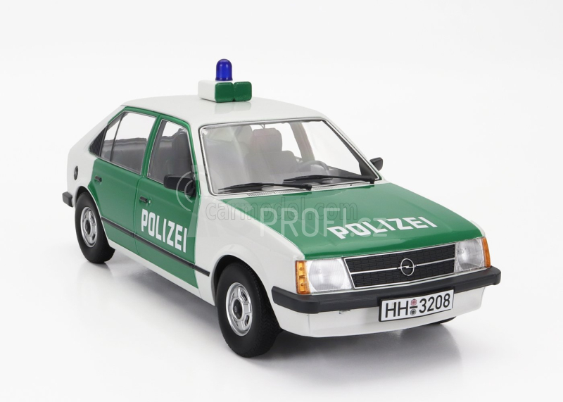 Triple9 Opel Kadett D Polizei Police 1984 1:18 Bílá Zelená