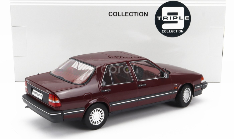 Triple9 Saab 9000 Cd Turbo 1990 1:18 Bordeaux