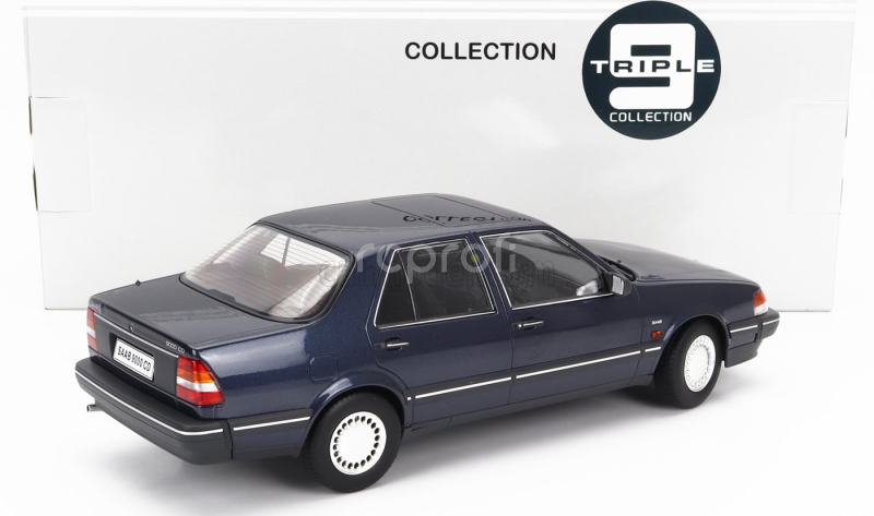 Triple9 Saab 9000 Cd Turbo 1990 1:18 Tmavě Modrá