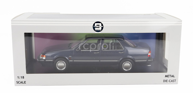 Triple9 Saab 9000 Cd Turbo 1990 1:18 Tmavě Modrá