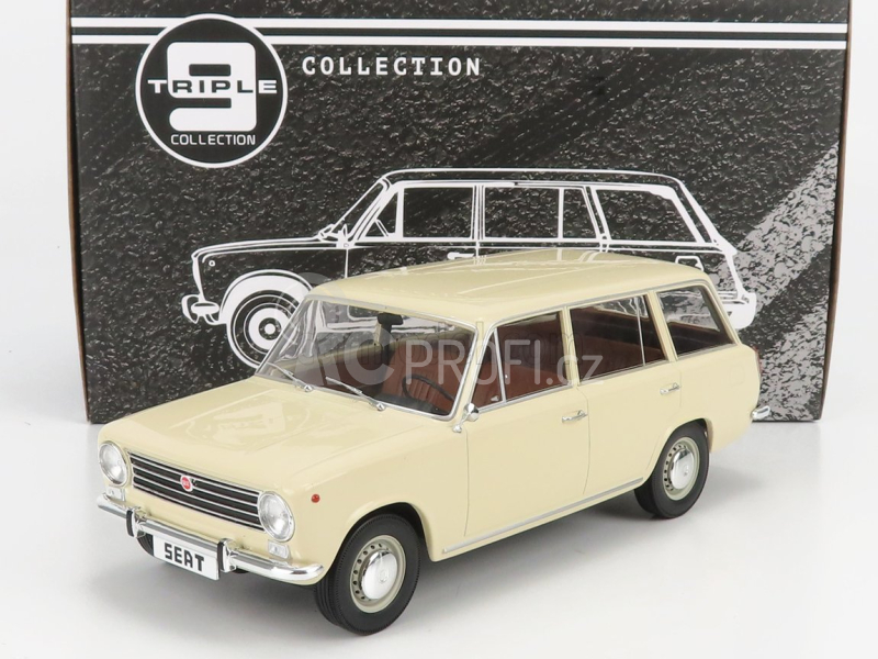 Triple9 Seat fiat 124 Familiare 1968 1:18 Cream