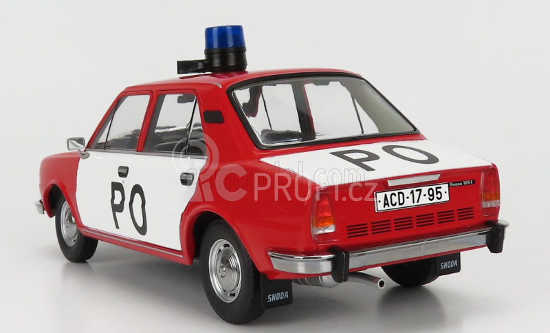 Triple9 Škoda 105l Fire Brigate 1976 1:18 Červená Bílá
