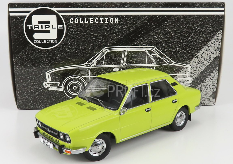 Triple9 Škoda 120ls 1979 1:18 Žlutá