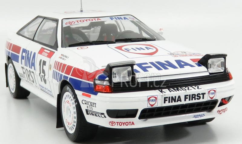Triple9 Toyota Celica Gt-4 St165 Fina N 15 Rally Tour De Corse 1991 M.duez - K.wicha 1:18 Bílá
