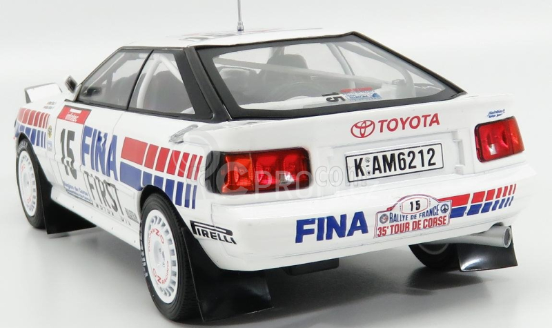 Triple9 Toyota Celica Gt-4 St165 Fina N 15 Rally Tour De Corse 1991 M.duez - K.wicha 1:18 Bílá