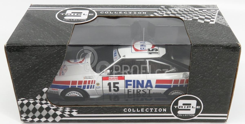 Triple9 Toyota Celica Gt-4 St165 Fina N 15 Rally Tour De Corse 1991 M.duez - K.wicha 1:18 Bílá