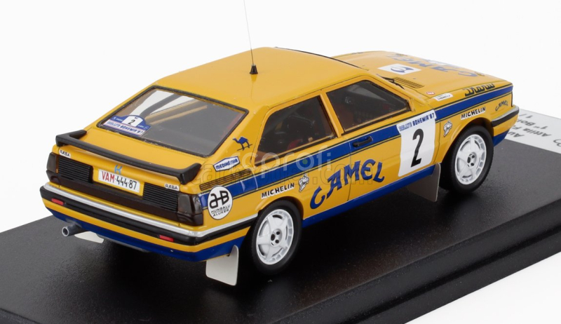 Trofeu Audi Quattro Coupe N 2 Winner Rally Bohemia 1987 Attila Ferjancz - Janos Tandati 1:43 Žlutá