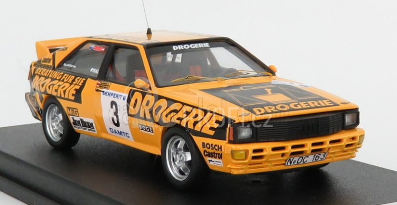 Trofeu Audi Quattro Drogerie N 3 Rally International Semperit 1983 W.wiedner - F.zehetner 1:43 Žlutá Černá