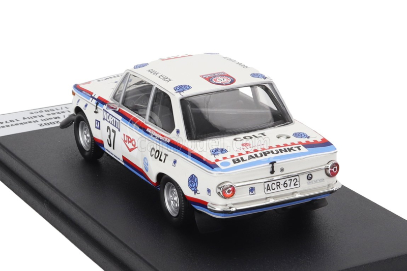 Trofeu BMW 2002 (night Version) N 37 Rally 1000 Lakes 1974 Heikki Enomaa - Matti Hankavaara 1:43 Bílá Modrá Červená