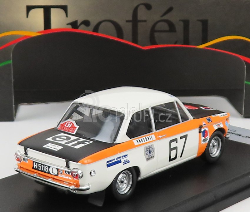 Trofeu BMW 2002ti N 67 Rally Montecarlo 1972 N.koob 1:43 Bílá Oranžová Černá